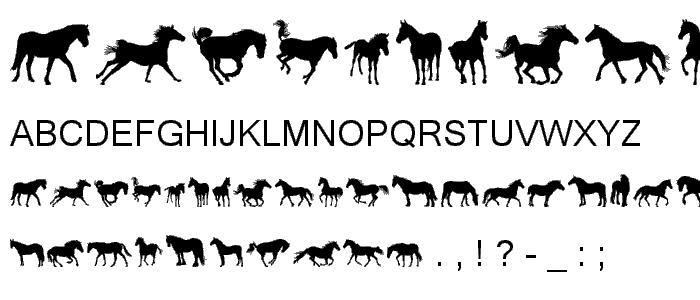 DJ Horses 1 font
